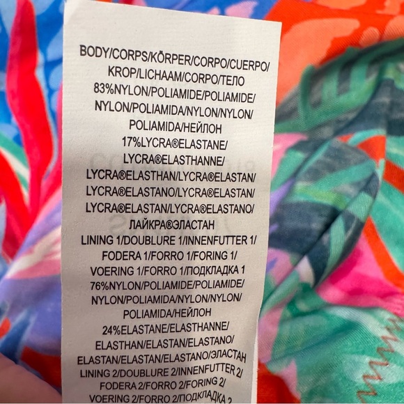 Sunshine 79 One Piece Swimsuit in Multi/color floral sz 10 shaping fit NWT - Picture 11 of 12